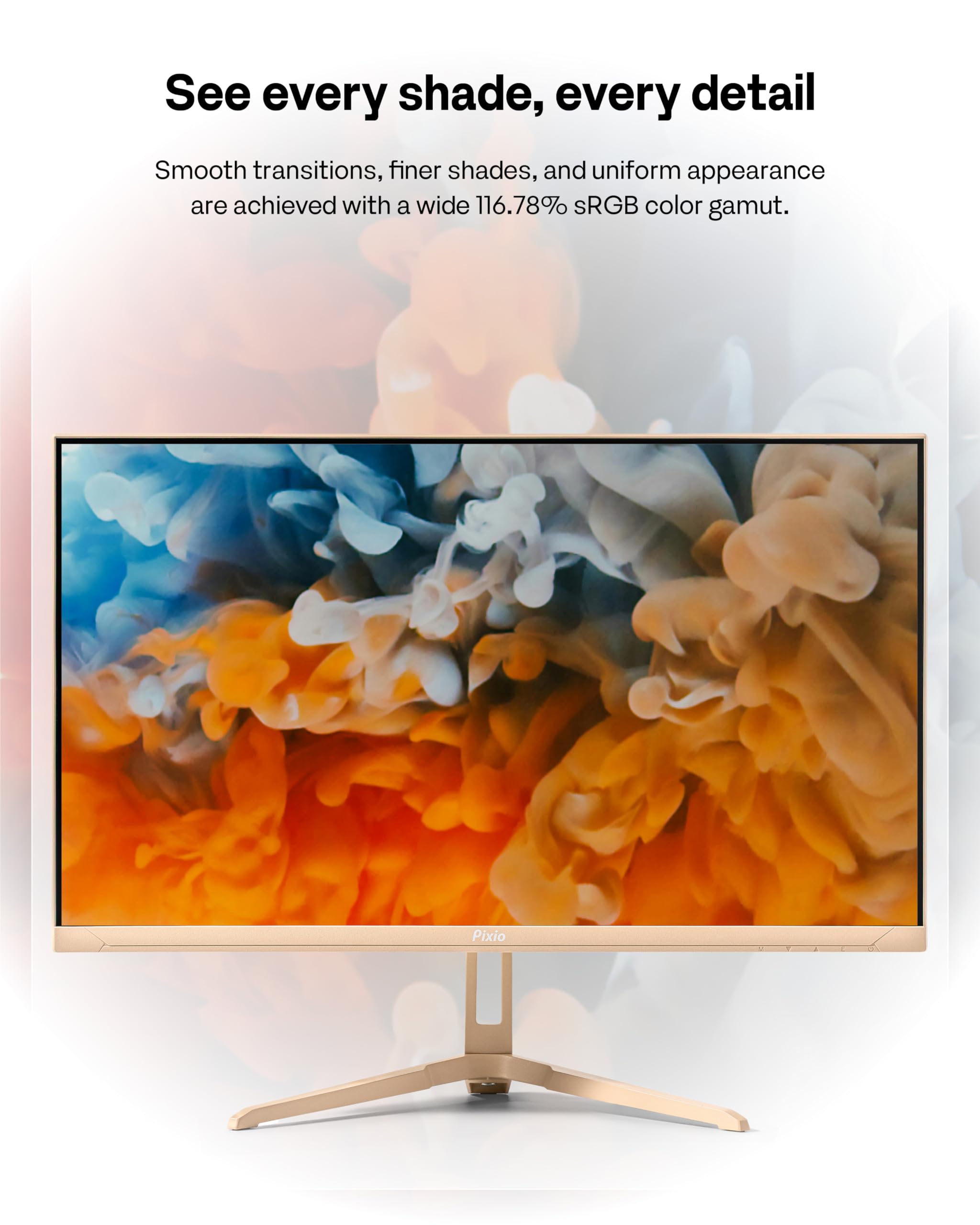 Amazon.com: Pixio PX249 Wave Beige 24 inch 240Hz Refresh Rate FHD
